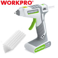 Workpro Cordless Hot Melt Glue Gun 7.2V Rechargeable Preheating Glue