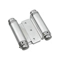 Rok 2 Pack 3" Satin Chrome Double Action Steel Spring Saloon Swing