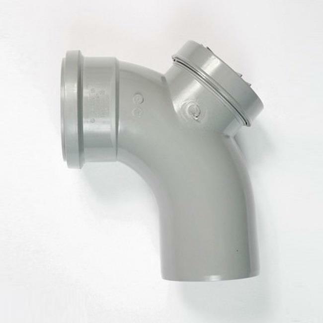 Polypipe 110mm 92.5° Access Bend Grey