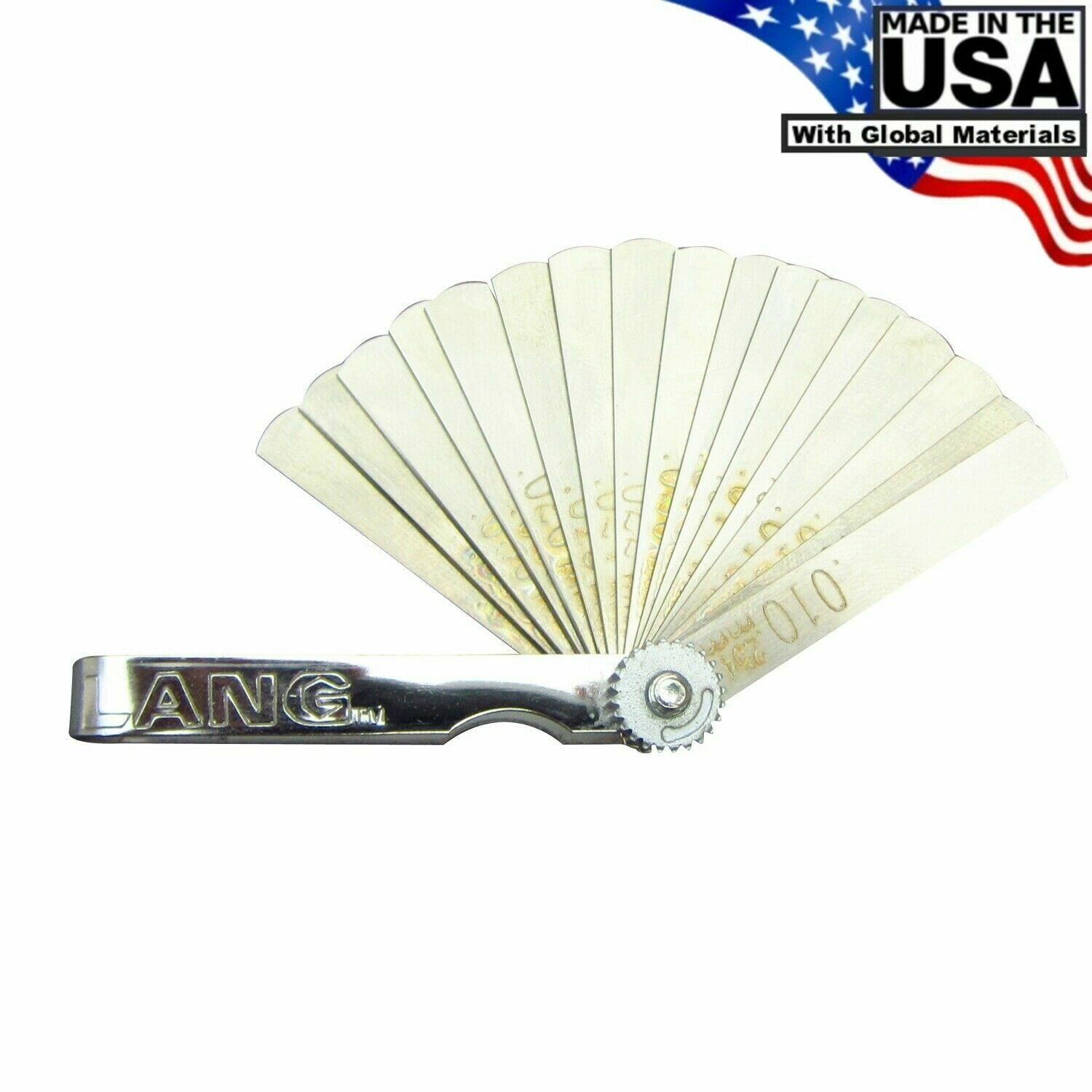 Lang Mini Feeler Ignition Gauge 17 Leaf Blades