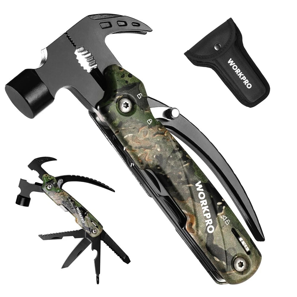 Workpro Multitool Knife Saw 12 In 1 Camping Tools | Built Supply Co