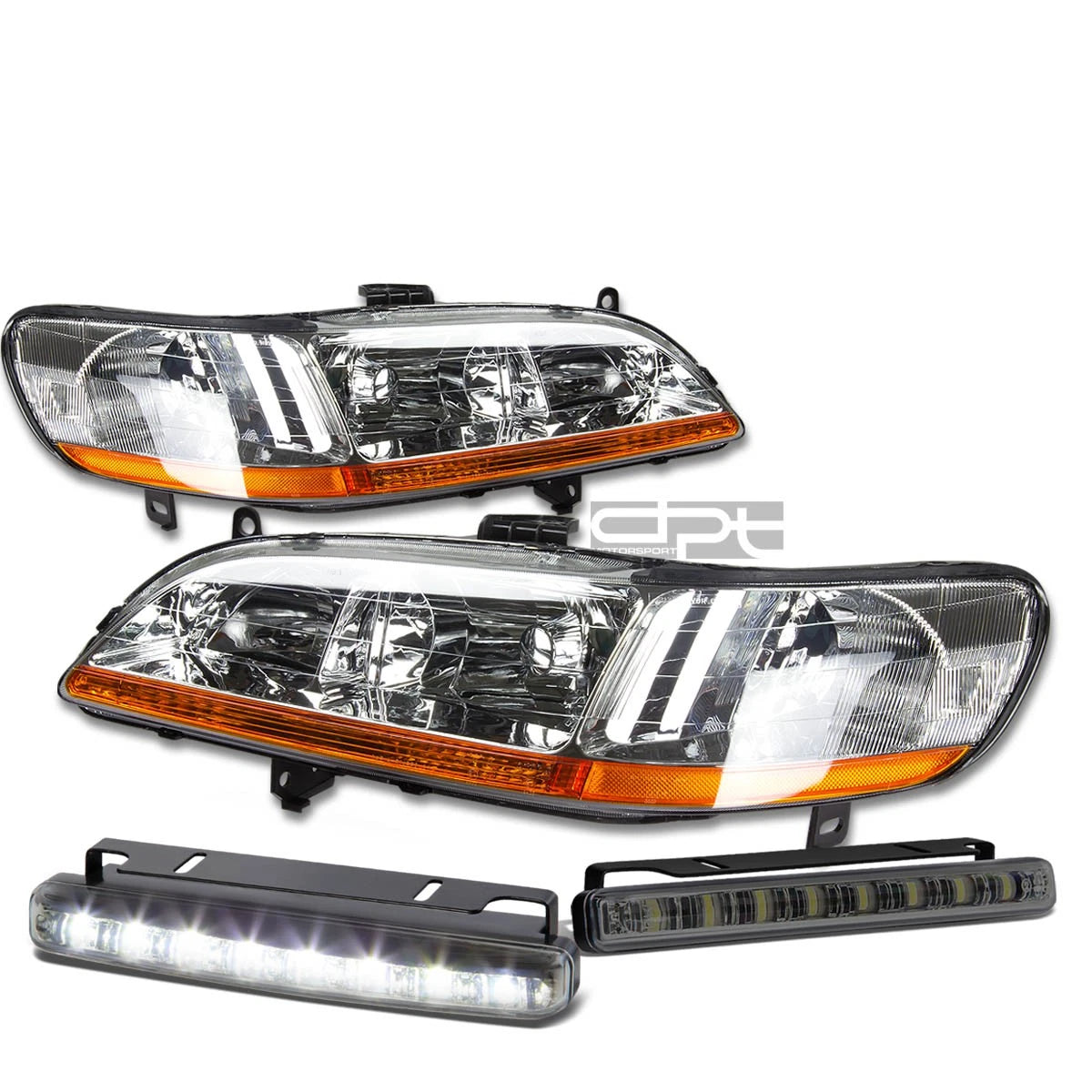 Chrome Housing Head+amber Corner+smoked Led Fog | Built Supply Co