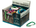 60 Multi Color 2.75" Aluminum Carabiner Snap Hook Link Keychain Quick