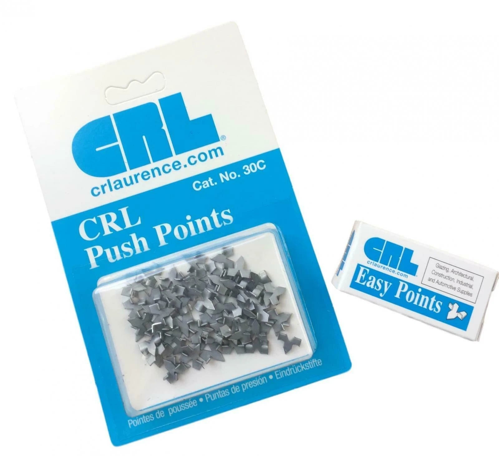 Crl Framing Glazier's Push Points 10, 50, 100, 200 Glazing