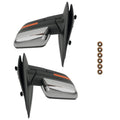 Heated Chrome Side Mirror LED for Ford F150 Truck 2004 2005-2014 Power Towing
