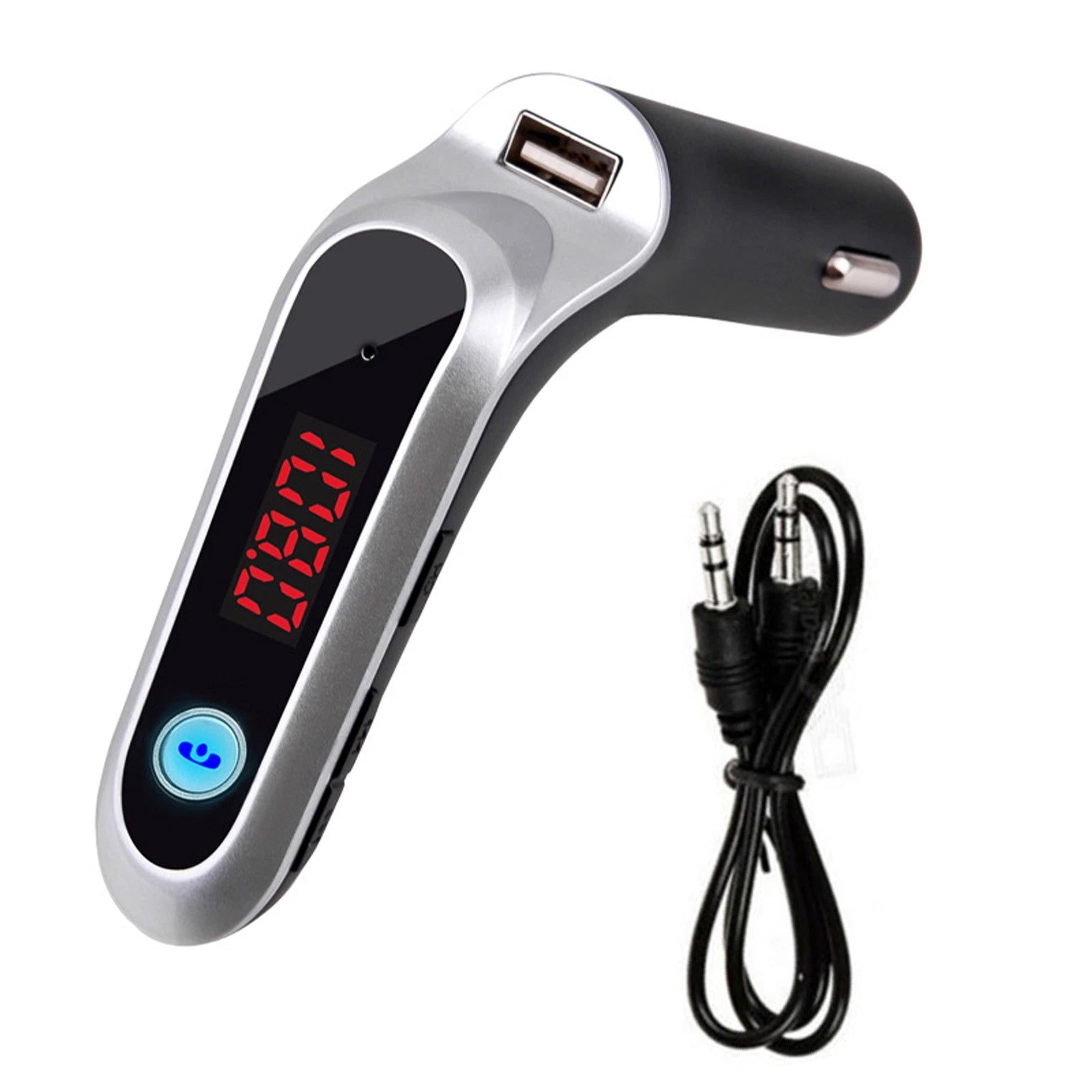 Portable Car Bluetooth Fm Transmitter Radio Handsfree Mp3 Player/usb