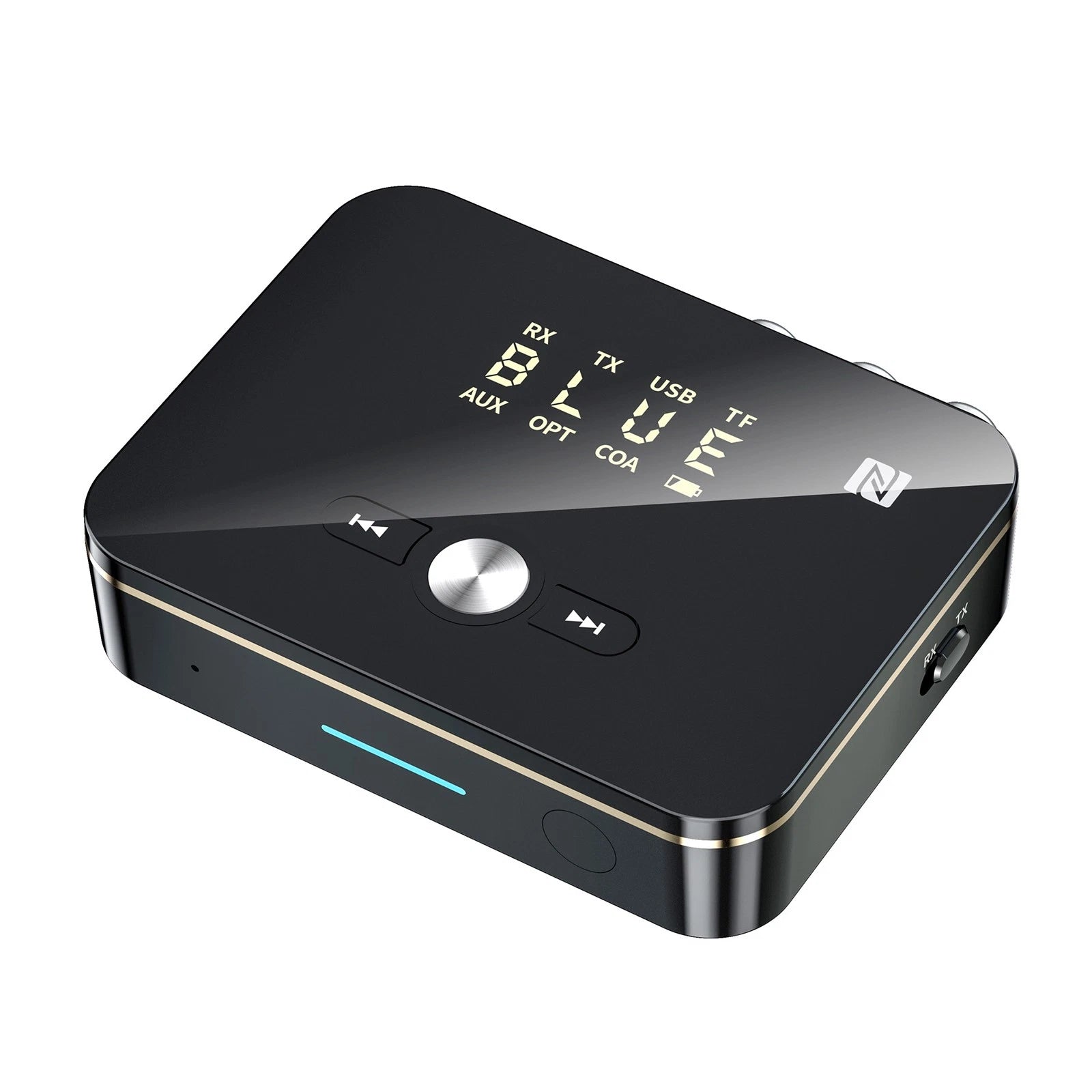 Nfc Bluetooth 5.0 Transmitter Receiver Wireless 3.5mm Aux To 2rca