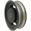 Black 10 Inch Front Wheel Hub For Xiaomi 5 E-scooter Aluminum Alloy