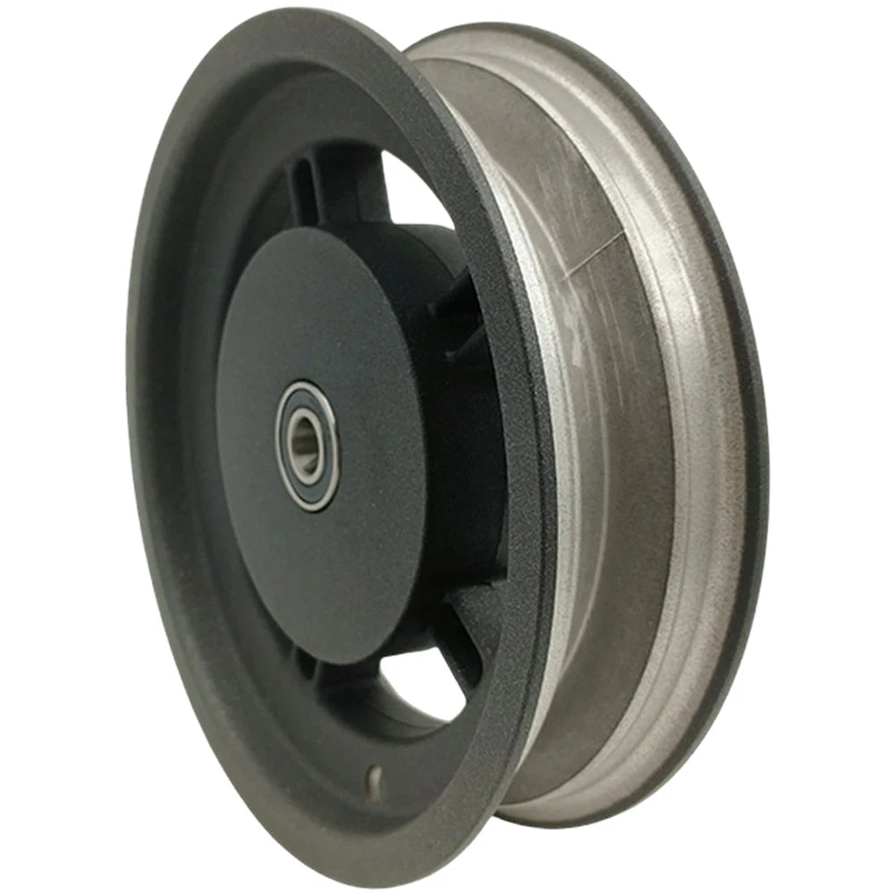 Black 10 Inch Front Wheel Hub For Xiaomi 5 E-scooter Aluminum Alloy