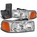 For 1999-2007 Gmc Sierra 1500 Yukon Chrome Amber | Built Supply Co
