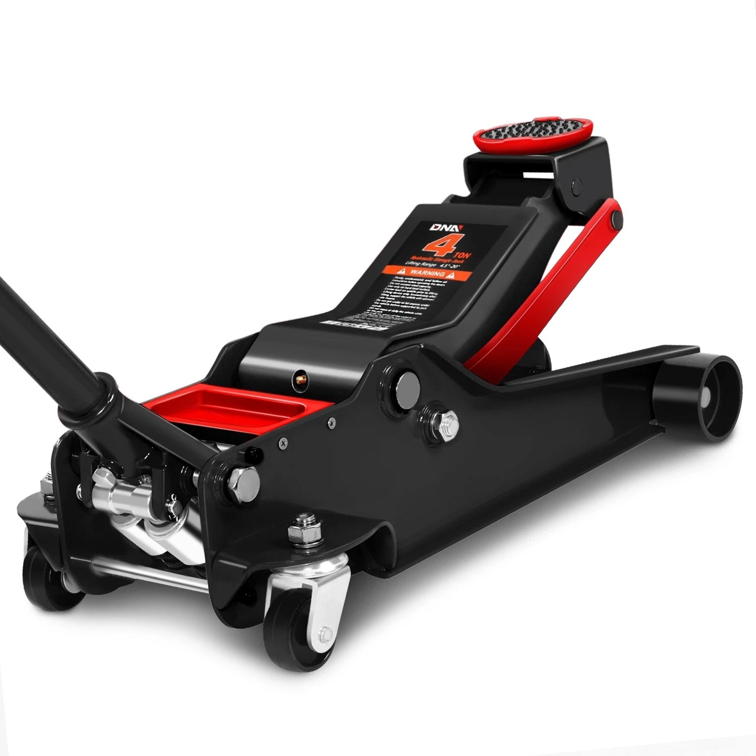 4.5-20in 8000lbs Capacity Hydraulic Lift Red Black | Built Supply Co