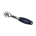 Us Pro 1/4 Drive Ratchet Curved Offset Handle Metric Socket Wrench