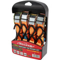 Neilsen 4pc Cargo Straps 2M x 25mm