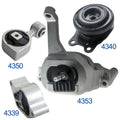 Engine Mount & Trans Mount 4pcs Set for Nissan Altima 2.5L 2007-2016