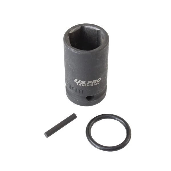Us Pro 1/2" Drive 21mm Scaffolders Impact Socket Retaining Pin &