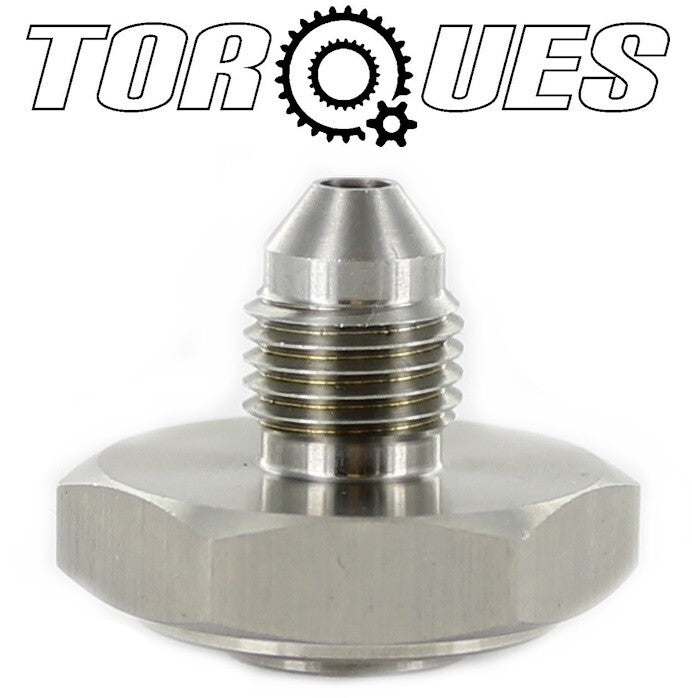 AN -3 (AN3) Male Stainless Steel HEX Base Weld On Fitting / Bung