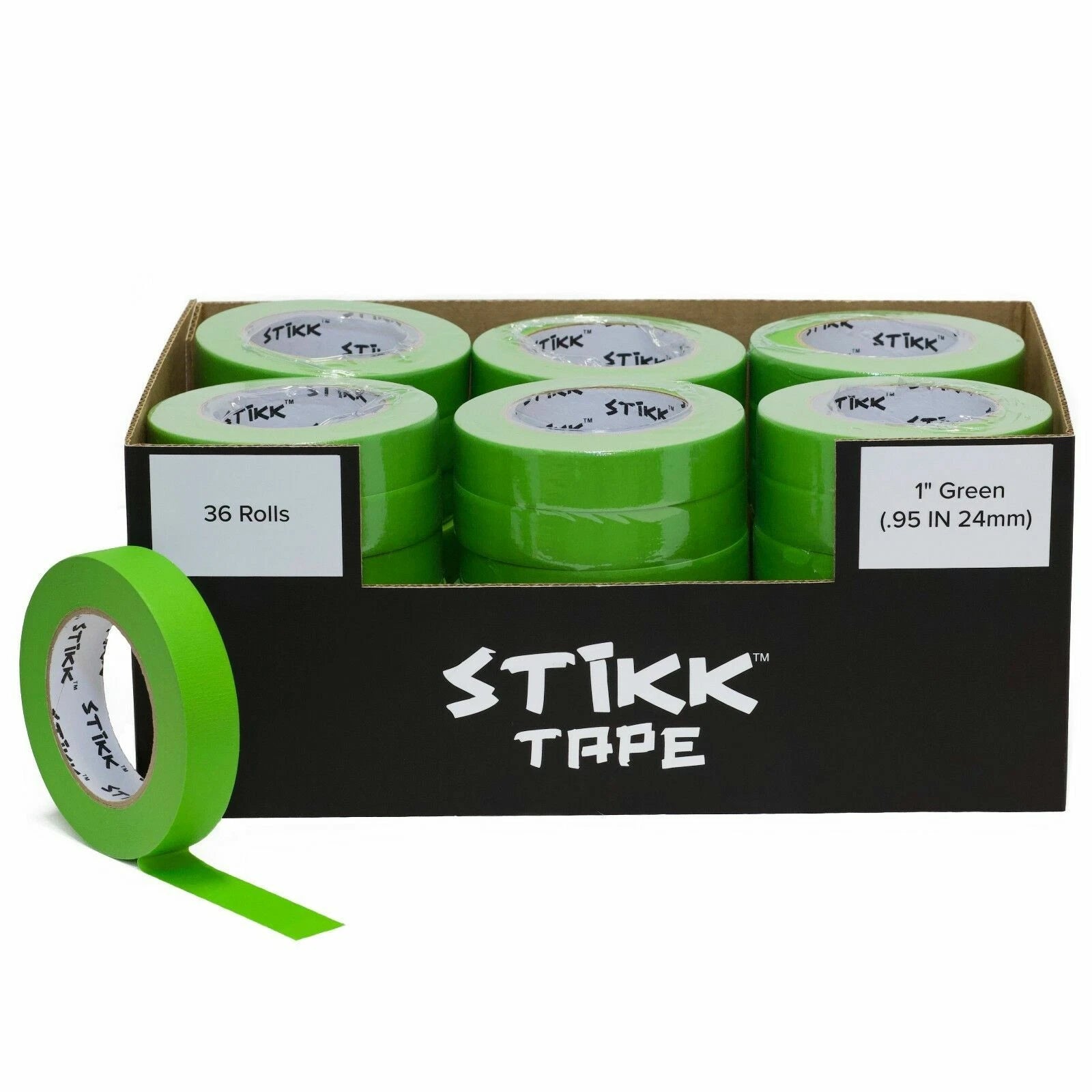 Painters Masking Tape Green 36 Roll Case Of 1" X 60 Yards (24mm X