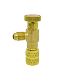 R410 Refrigerant Service Charging Shut Off Adapter Flow Control Ball