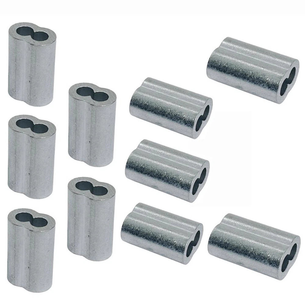 5/16" Wire Rope Sleeve,cable Crimp Ferrule,alumin<wbr/>um Gritted