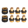 8* 3/4" Garden Hose Quick Connectors Including 2 Female Hose Quick