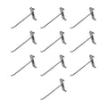 6 Inch Gloss Chrome Metal Wire Gridwall Hooks Panel Display Hanger