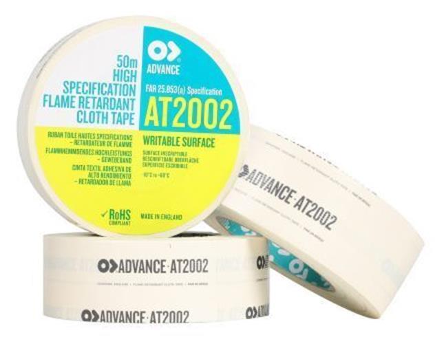 Advance Tapes AT2002 Gloss White Cloth Tape