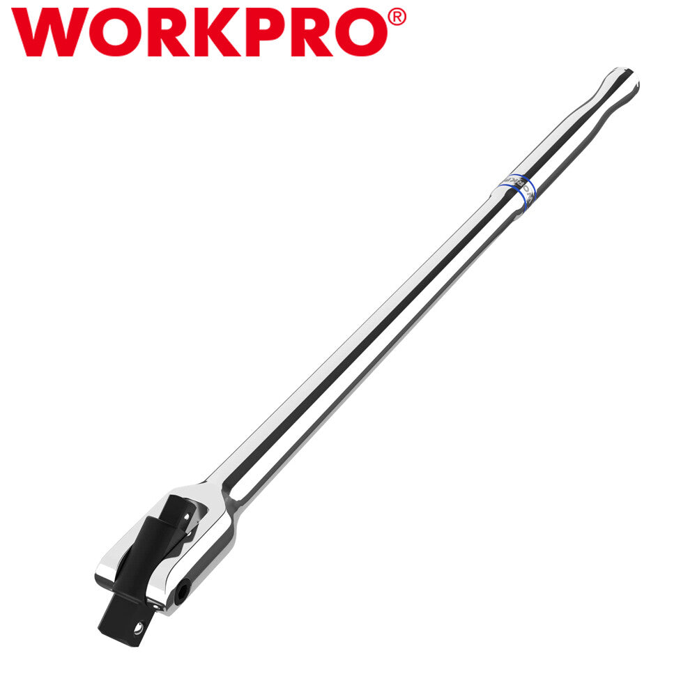 Workpro 16" Length Dual Drive Breaker Bar 3/8" 1/2" Drive Heavy Duty