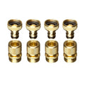 4 Pair Garden Hose Quick Connector Assembly Kit About 25mm 3/4" Ght