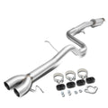 Fit 14-18 Ford Fiesta St 1.6l Stainless Dual 3"od | Built Supply Co