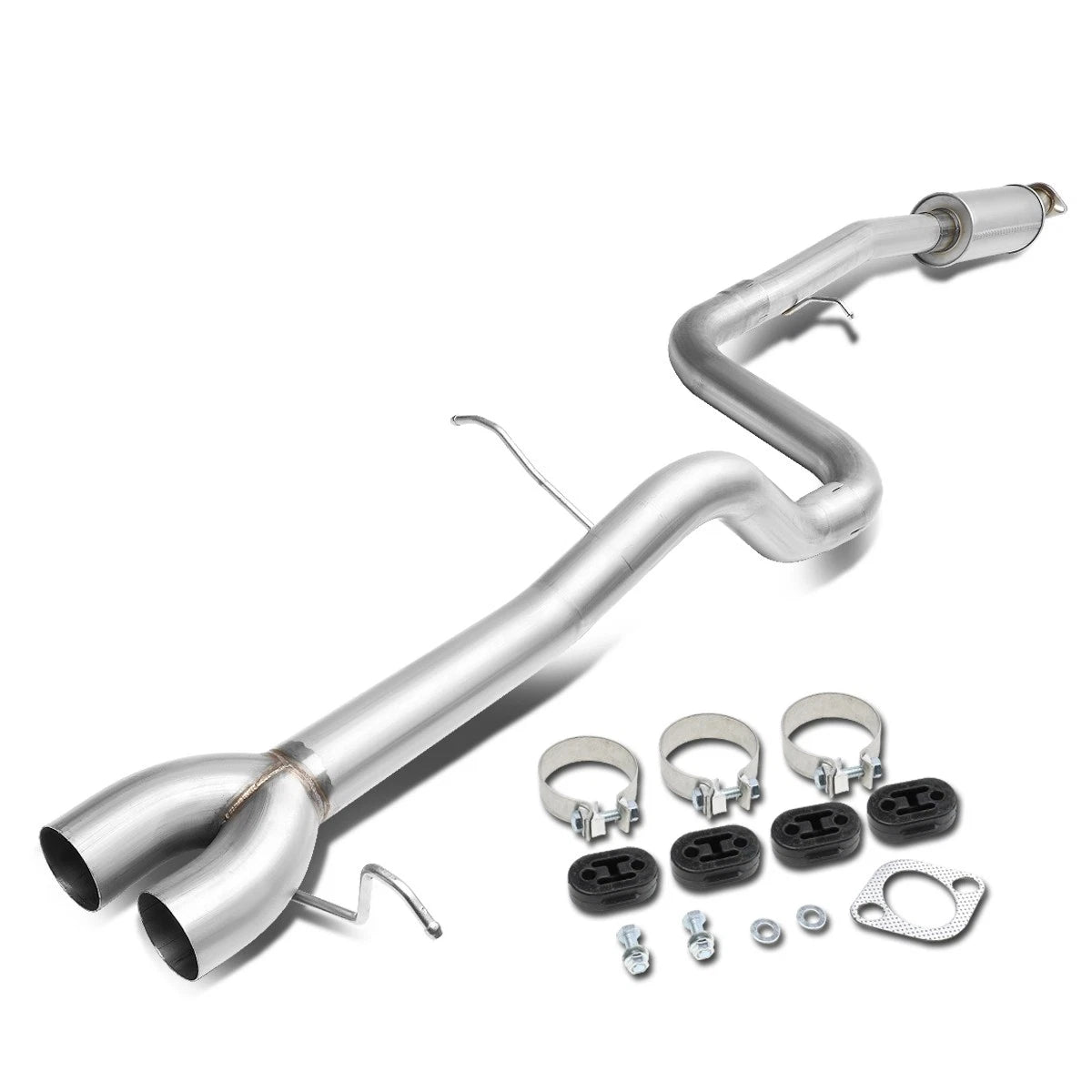 Fit 14-18 Ford Fiesta St 1.6l Stainless Dual 3"od | Built Supply Co