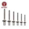 Iso 15974 M4.8 Rivet Countersunk Head Closed End Sealed Fasteners 100