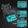 497-Pieces Mechanics Tool Set 3 Drawer SAE/Metric Sockets Wrench Heavy