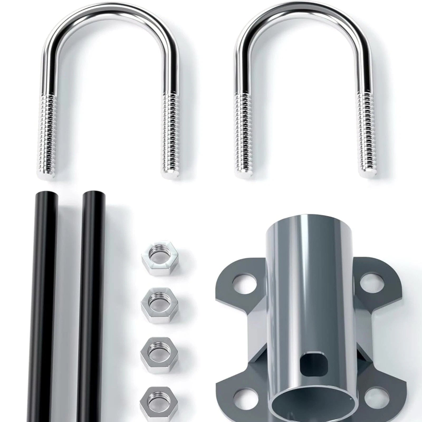 U-bracket Kit For Starlink Dish Antenna Mast To Pole Pipe Mounting