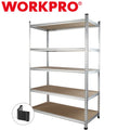 WORKPRO 5-Tier Storage Shelving Unit Heavy Duty Adjustable Storage 2750 lbs Load