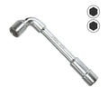 Force 753 6PT-6PT L-Type Angle Hole-Thru Deep Recess Tubular Socket Wrench
