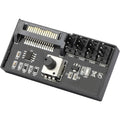 Sata Powered 4 Port Pwm Fan Controller Hub 12V 60W Adjustable Speed