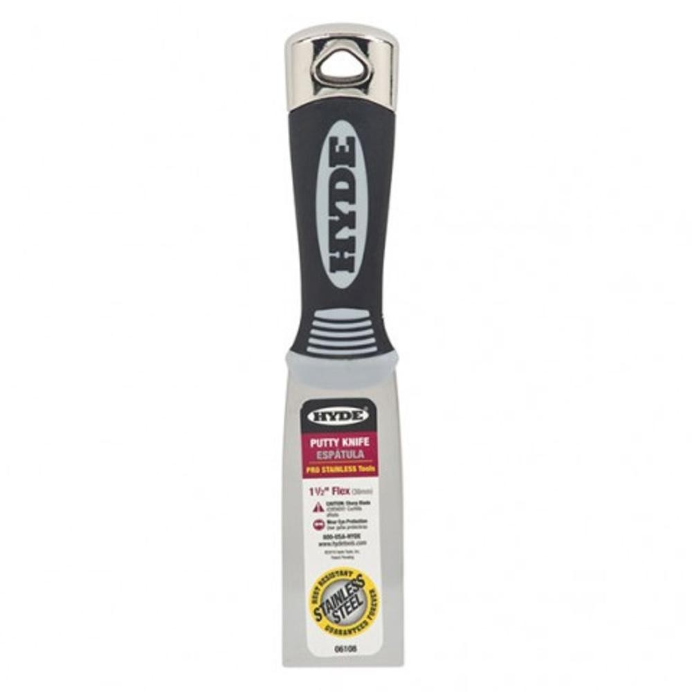 Hyde 06108 Flexible Pro Stainless Putty Knife 38mm (1-1/2")