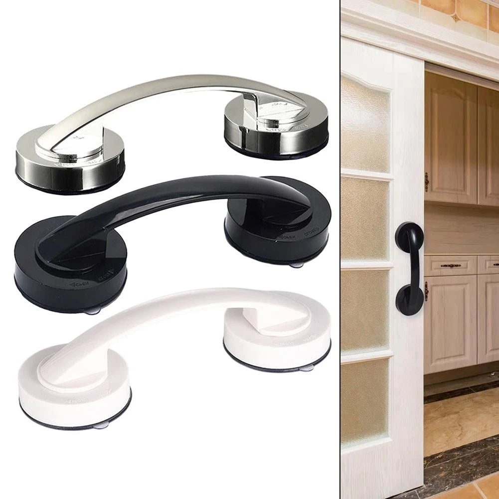 Easy Use Suction Grab Bar For Bathroom Safety Rinse And Reuse Design