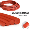 Silicone Rubber Sponge Strip 3-30mm
