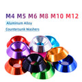 Countersunk Washers - Anodised Aluminium