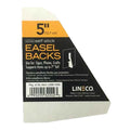 Lineco Easel Back Self Adhesive White 5" (12.7cm) 25 Pack