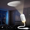 2-in-1 Galaxy Projector Night Light with 5 Sliding Projection Films