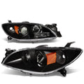 Fit 2004-2009 Mazda 3 Black Housing Amber Side Euro | Built Supply Co