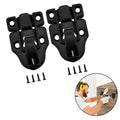 Black Coated Iron Duckbill Latches For Jewelry Boxes Set Of 2 With