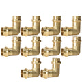 10 Pack  XFITTING 1/2" Press Elbow, NSF Certified, Lead