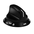 Black Stove Control Knob Accessories 316544007 For Frigidaire Range