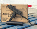 Full Semi Auto Smg Mac 11 Gas Blowback Tsd Metal Airsoft Rifle W/mock