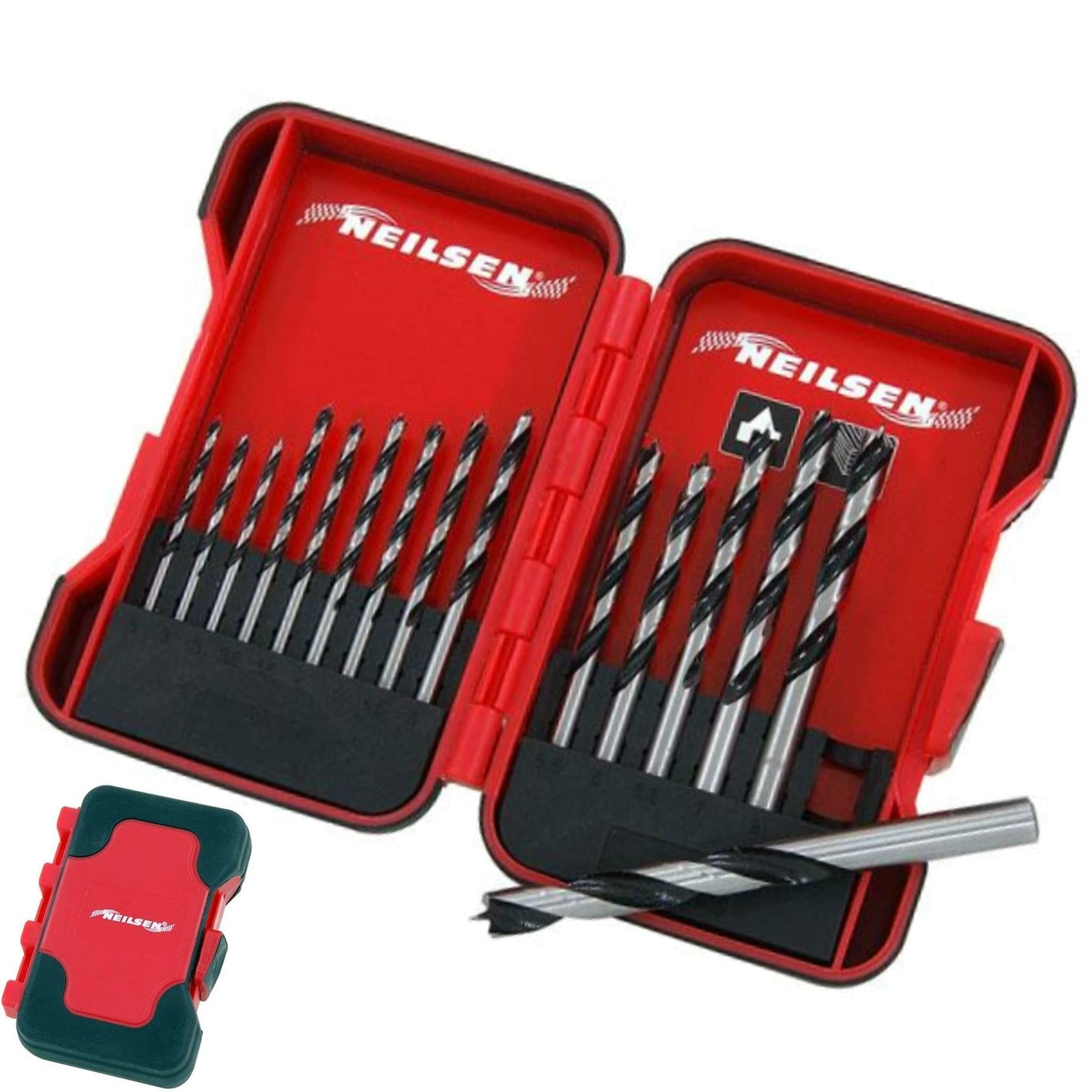 Neilsen 15pc Wood Working Dowel Drill Bits Set by Neilsen