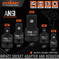 5PC Air Impact Socket Adapter Reducer Set Ratchet 1/4" 3/8" 1/2" 3/4" Drive Tool