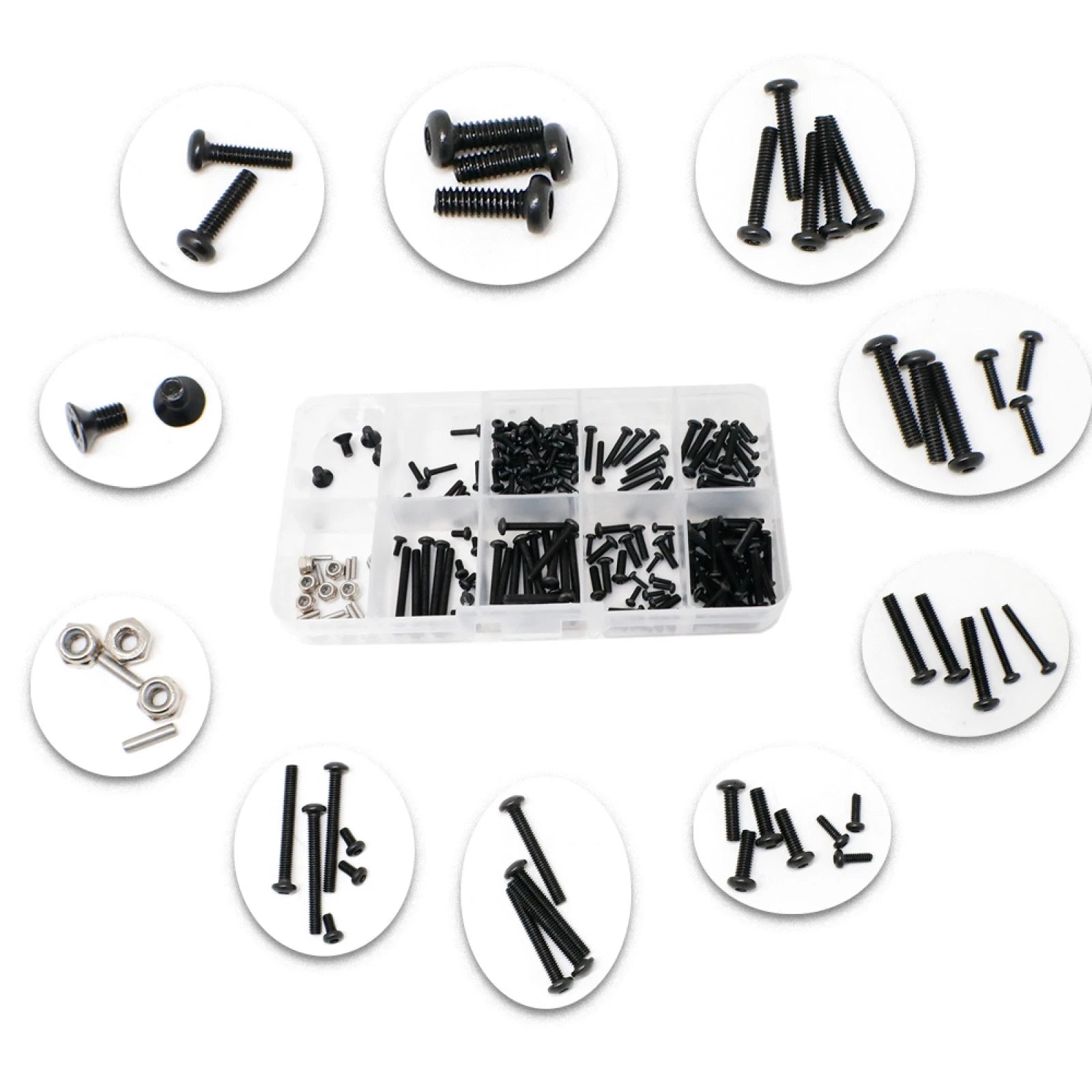 Multi-size Hard Screw Assortment For Traxxas Trx-4m 97074 97054 1/18